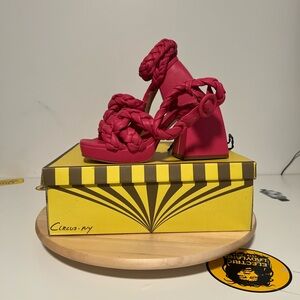 Circus by Sam Edelman Marble Braided Heels